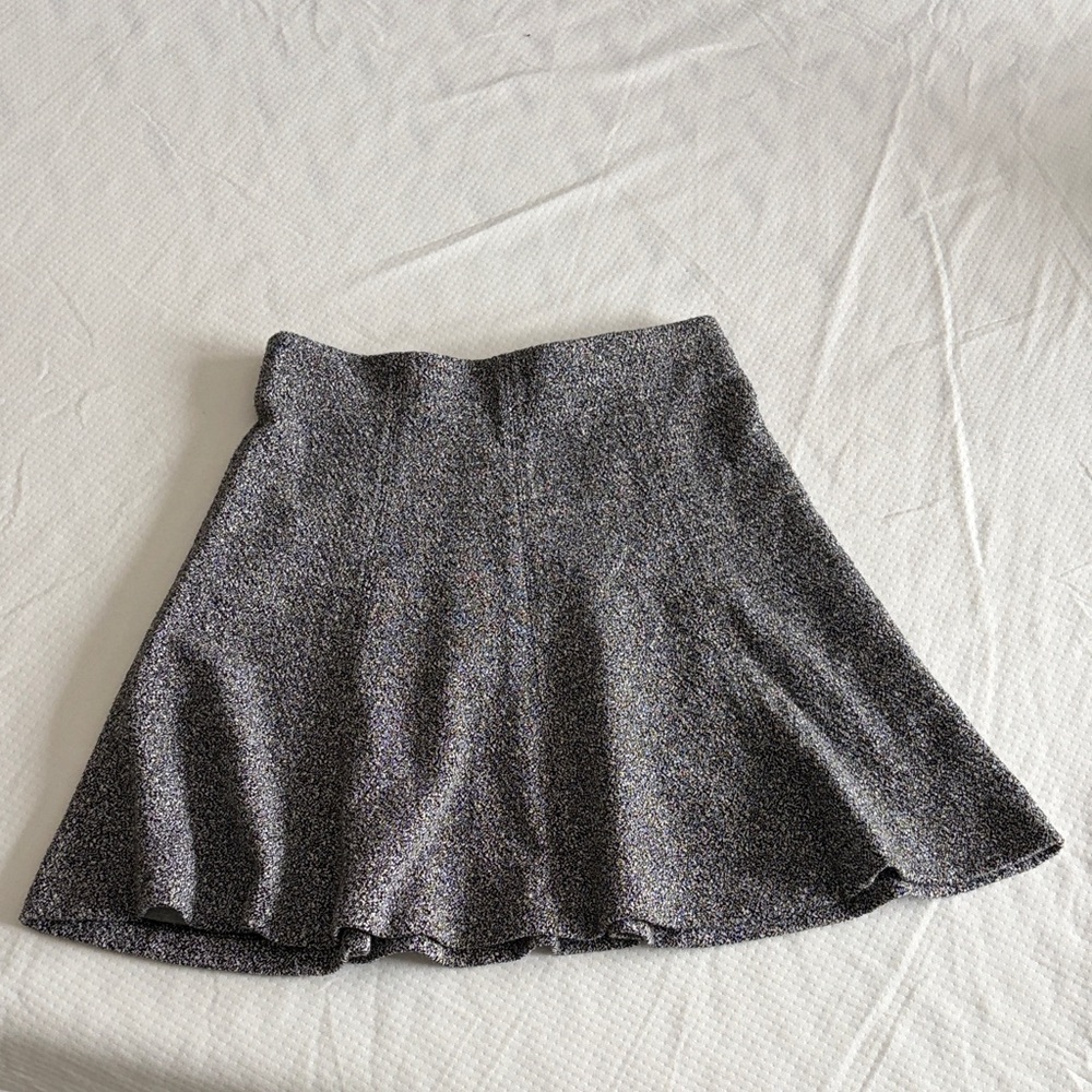 Elegant Gray Women's flounce Skirt